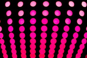 Abstract dots representing flexible working schedule