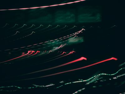 Abstract glowing lines representing stable lifestyle rhythm